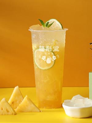黃金鳳梨-梨凍茶