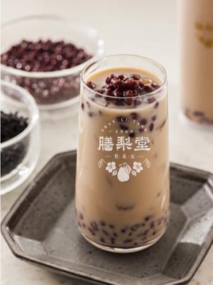 紅豆梨膏奶茶